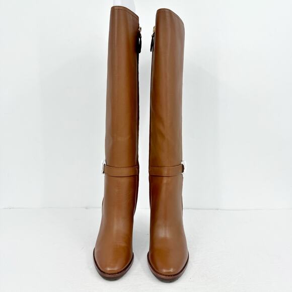 Lauren Ralph Lauren Womens Manchester Knee High Boots US 5.5 B Tan Leather NIB - Picture 5 of 11